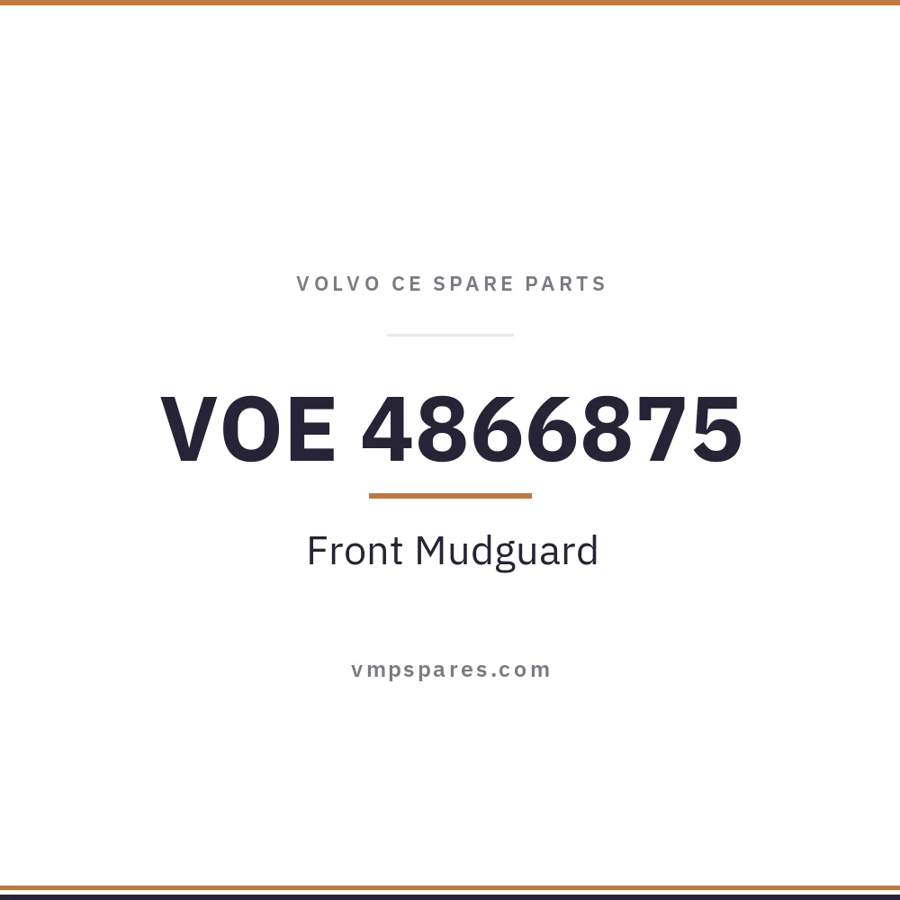 VOE 4866875 – Front Mudguard
