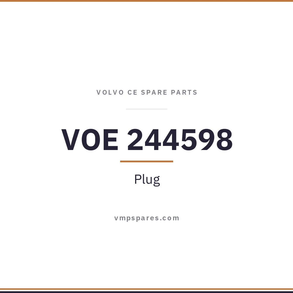 VOE 244598 – Plug