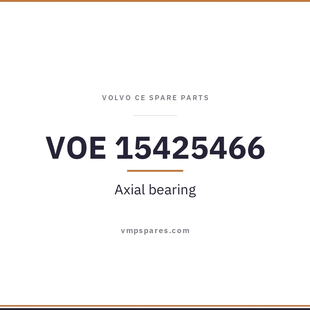 VOE 15425466 – Axial bearing