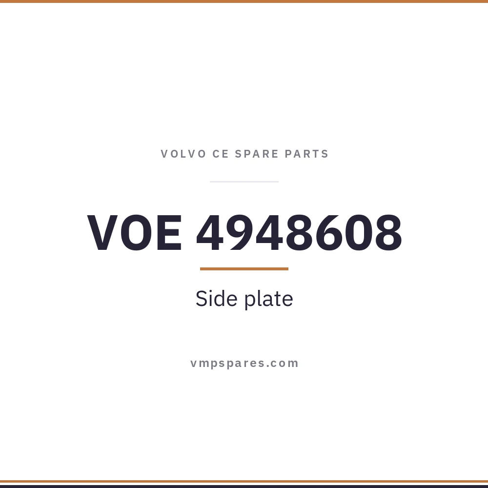 VOE 4948608 – Side plate