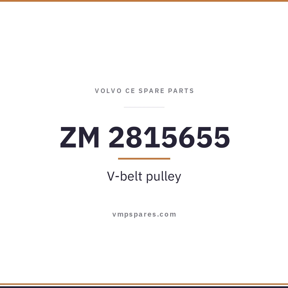 ZM 2815655 – V-belt pulley