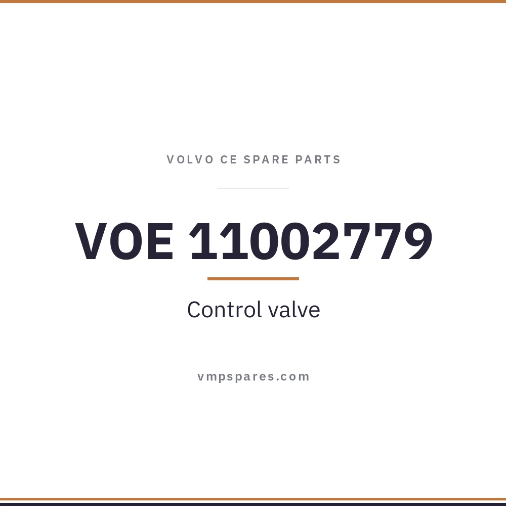 VOE 11002779 – Control valve
