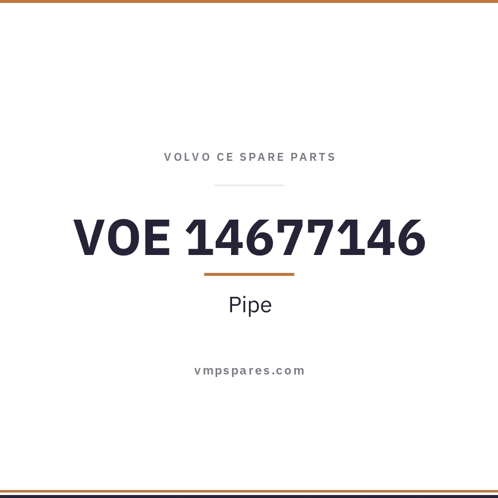 VOE 14677146 – Pipe