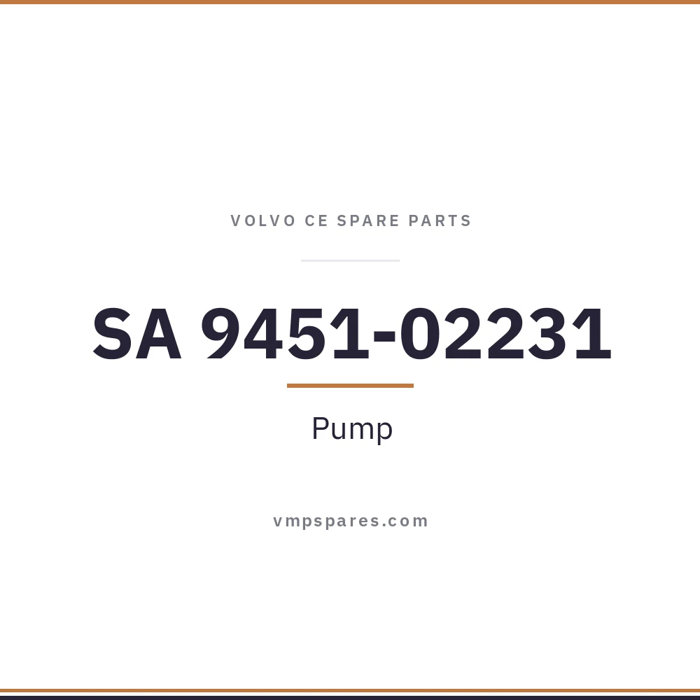 SA 9451-02231 – Pump