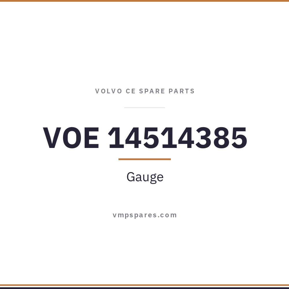 VOE 14514385 – Gauge