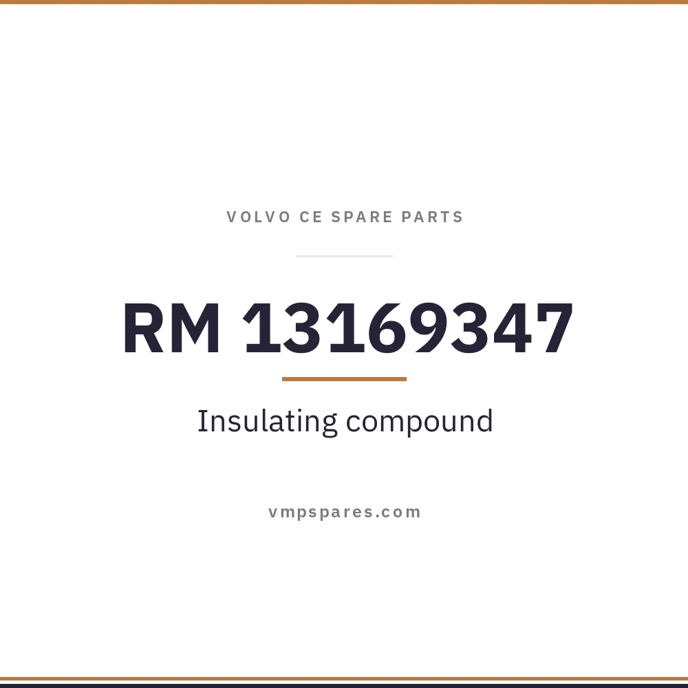 RM 13169347 – Insulating compound