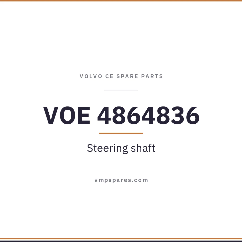 VOE 4864836 – Steering shaft