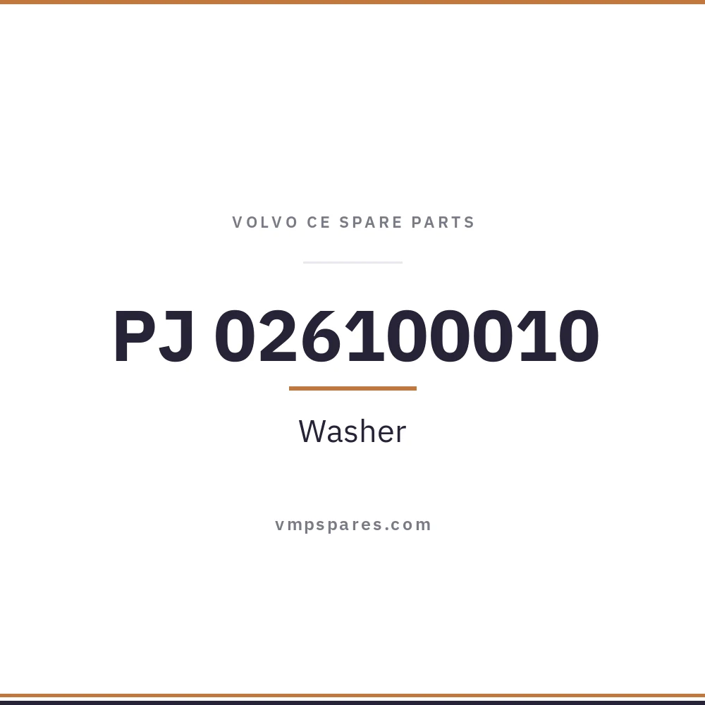 PJ 026100010 – Washer