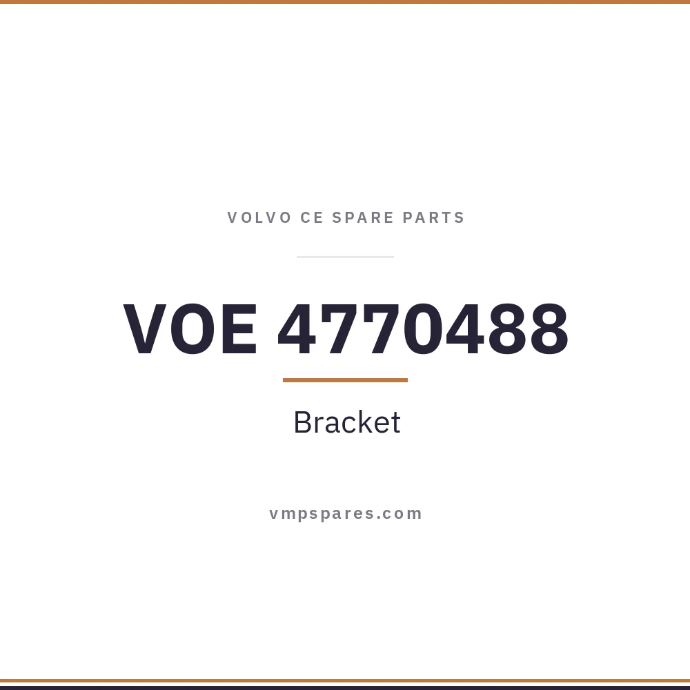 VOE 4770488 – Bracket