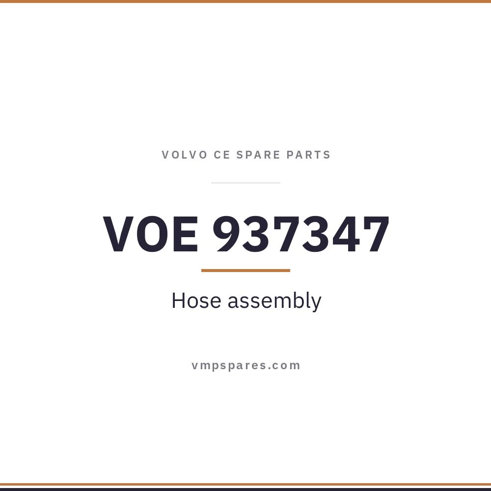 VOE 937347 – Hose assembly