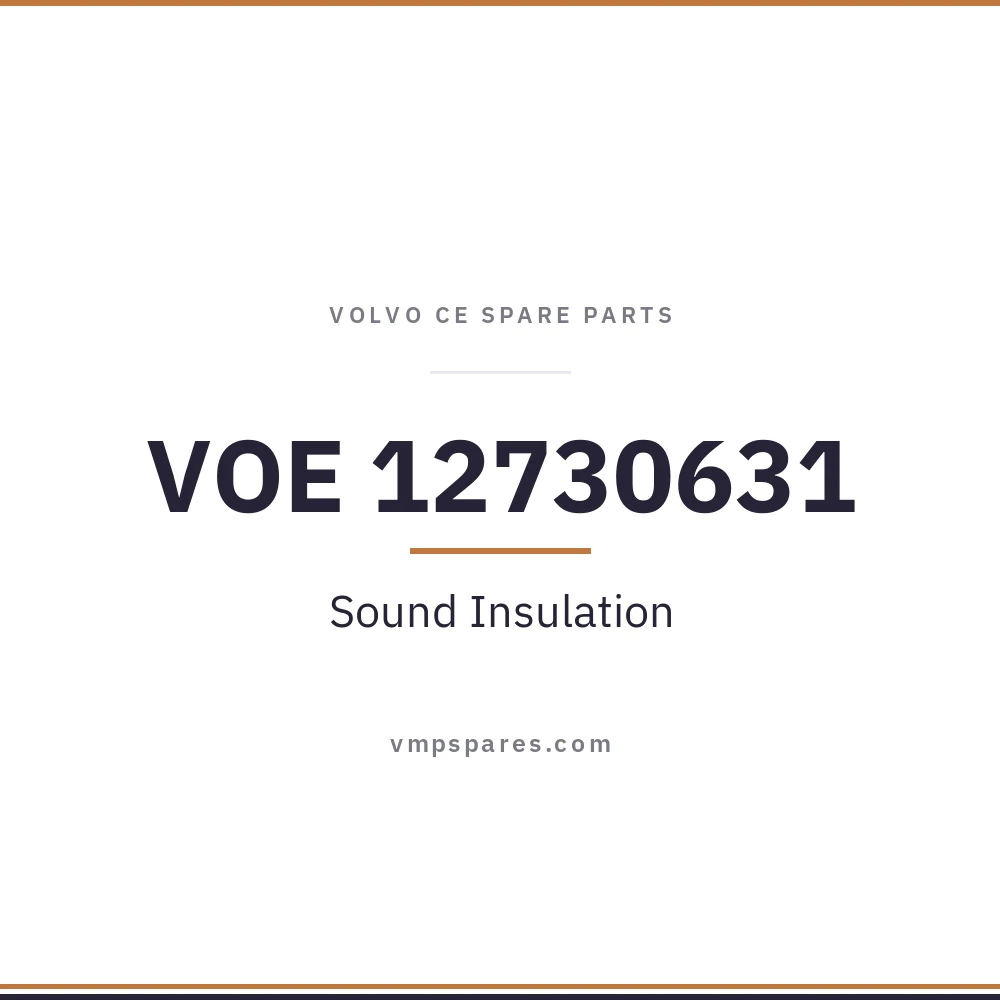 VOE 12730631 – Sound Insulation