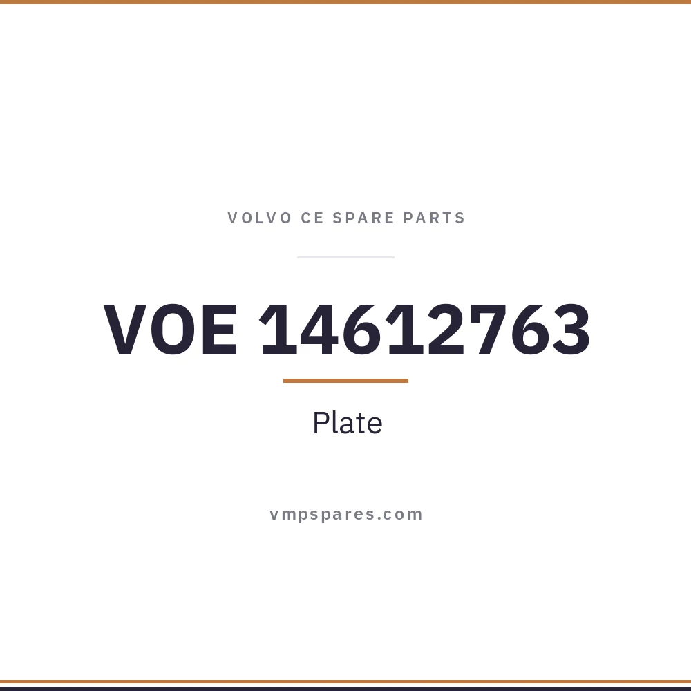 VOE 14612763 – Plate