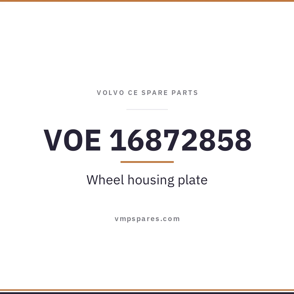 VOE 16872858 – Wheel housing plate