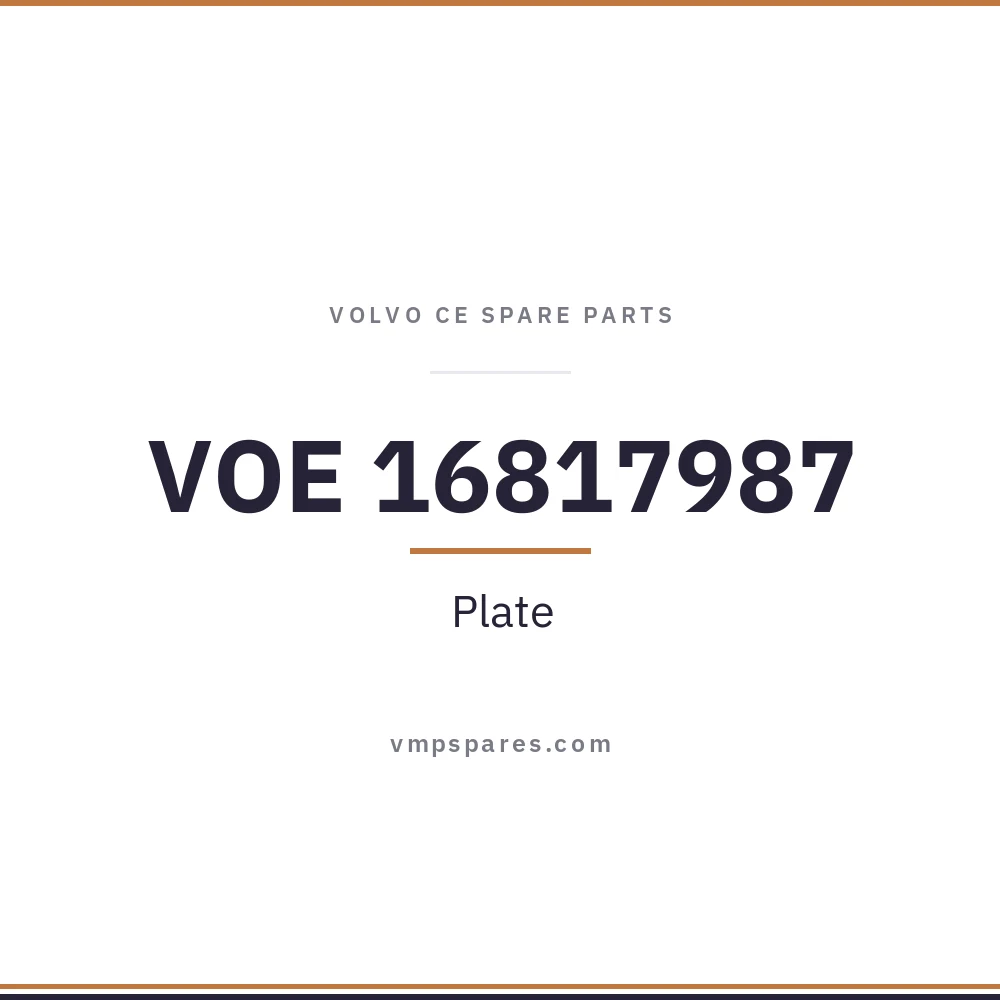 VOE 16817987 – Plate
