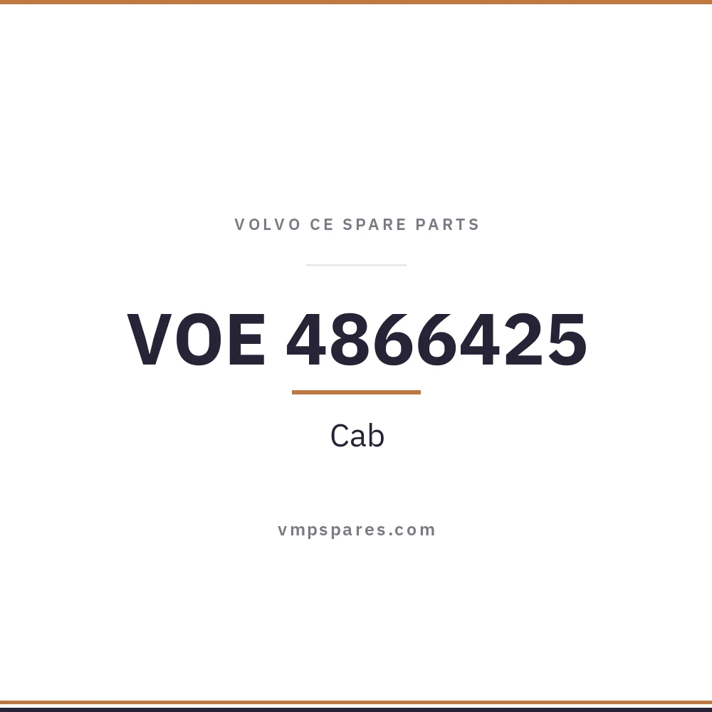 VOE 4866425 – Cab