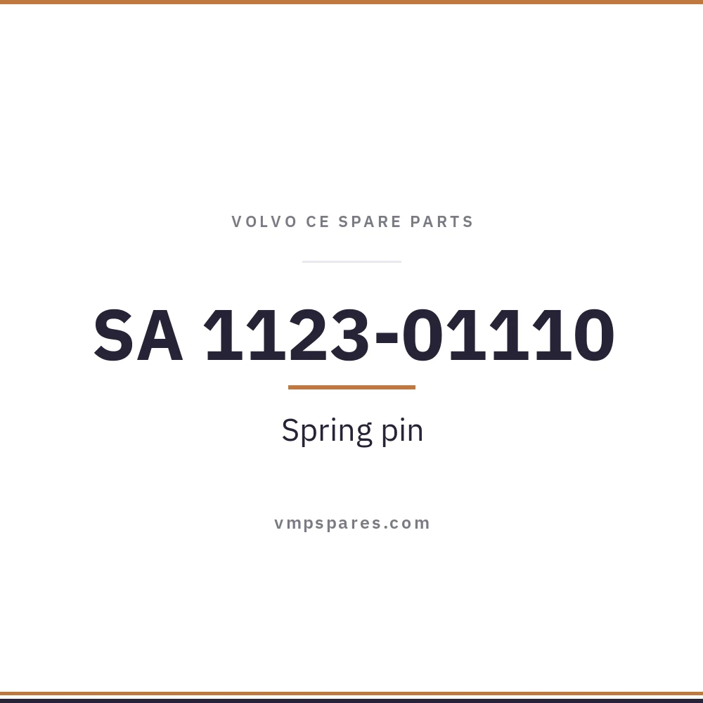 SA 1123-01110 – Spring pin