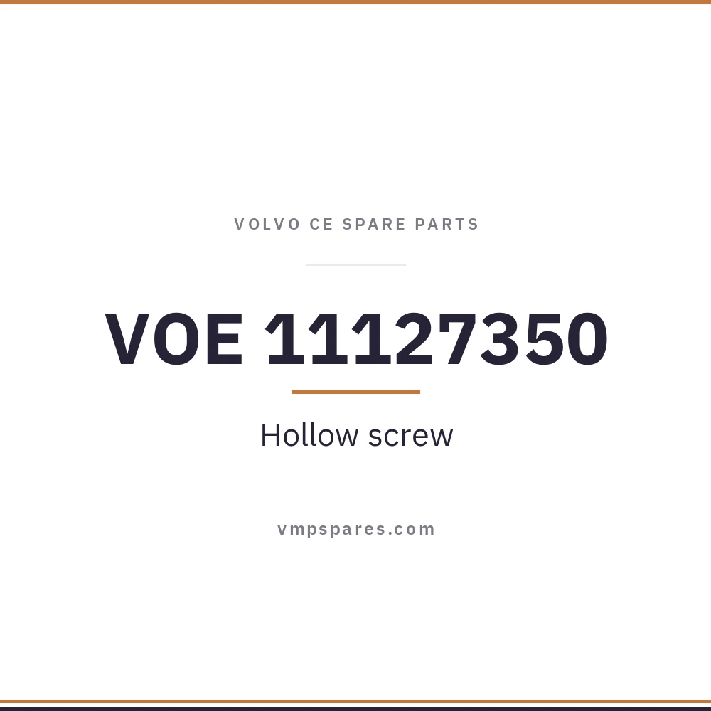 VOE 11127350 – Hollow screw