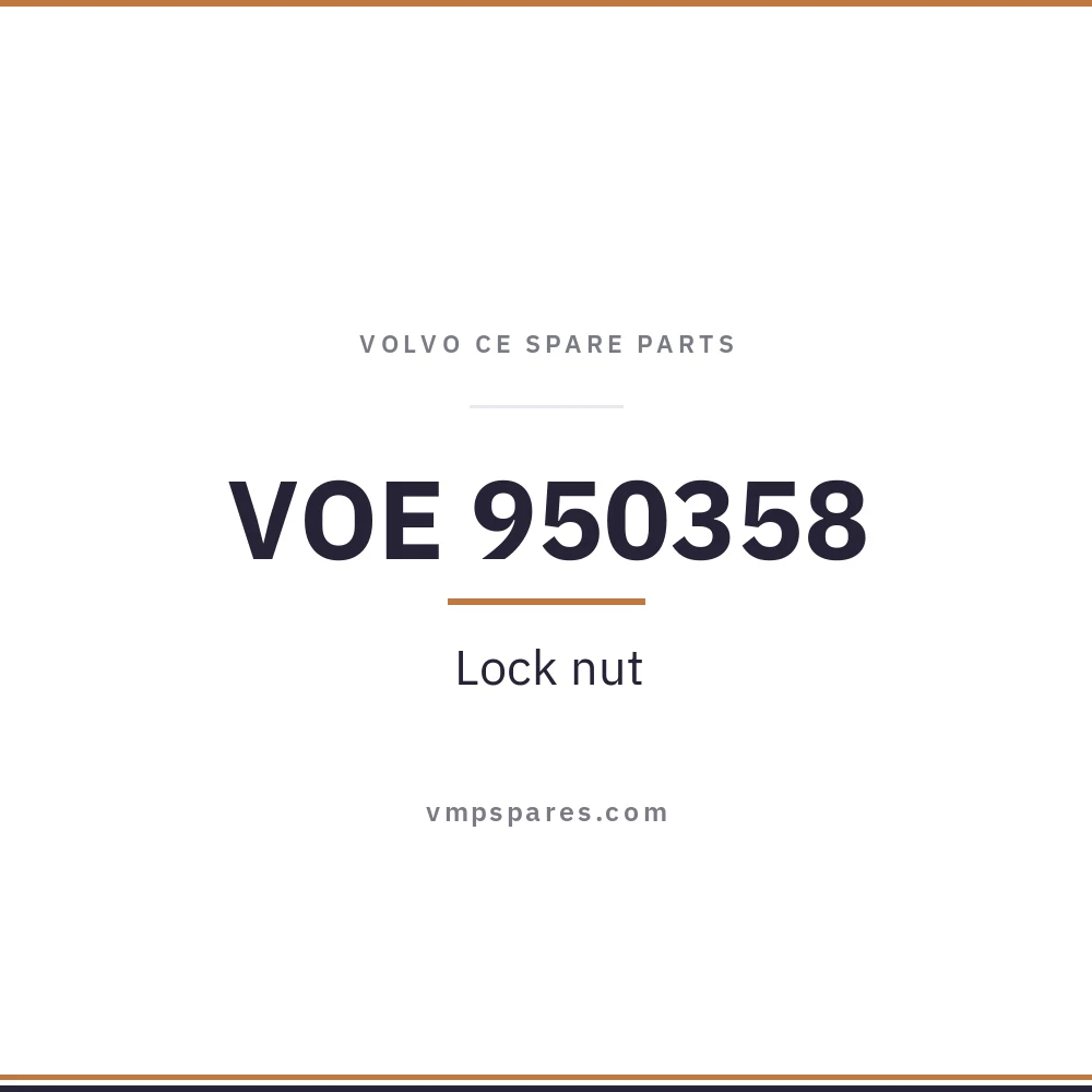 VOE 950358 – Lock nut