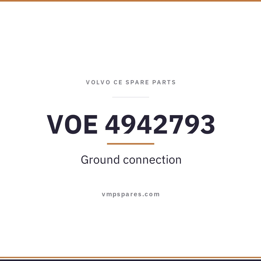VOE 4942793 – Ground connection