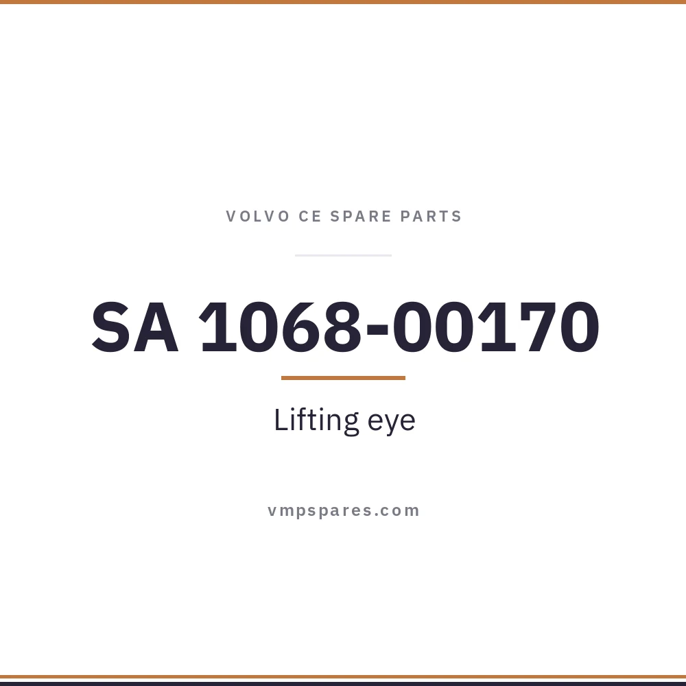 SA 1068-00170 – Lifting eye