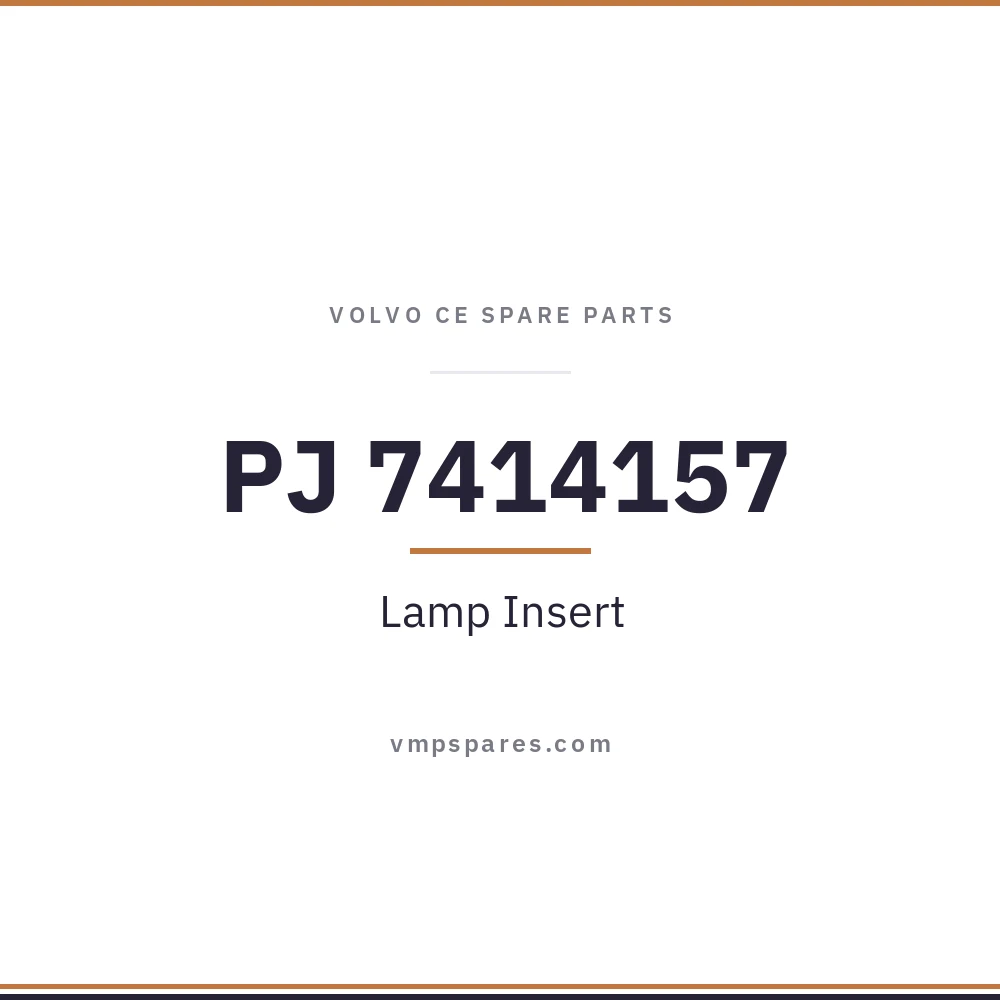 PJ 7414157 – Lamp Insert