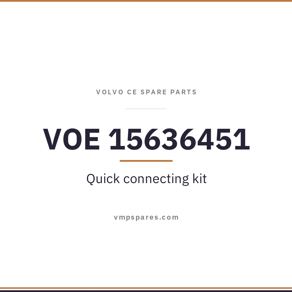 VOE 15636451 – Quick connecting kit