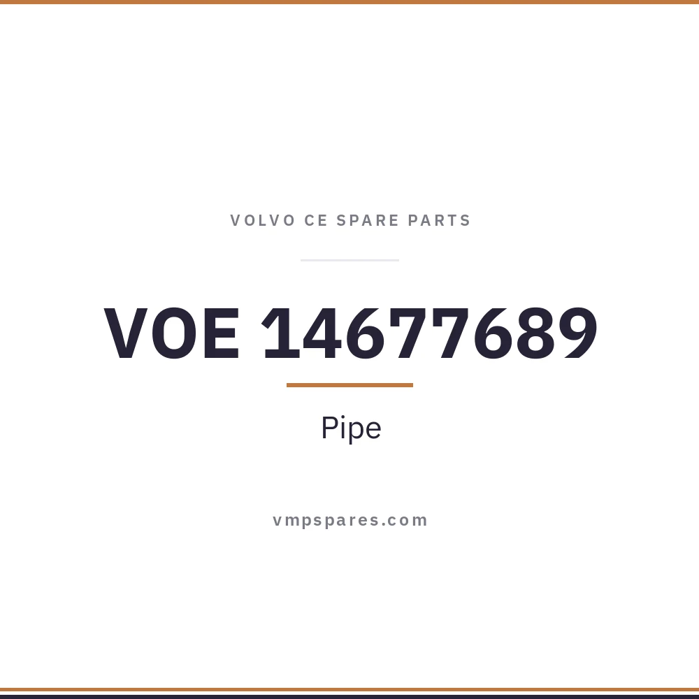 VOE 14677689 – Pipe