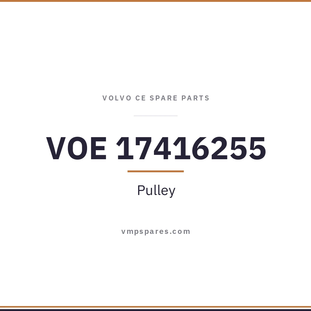 VOE 17416255 – Pulley