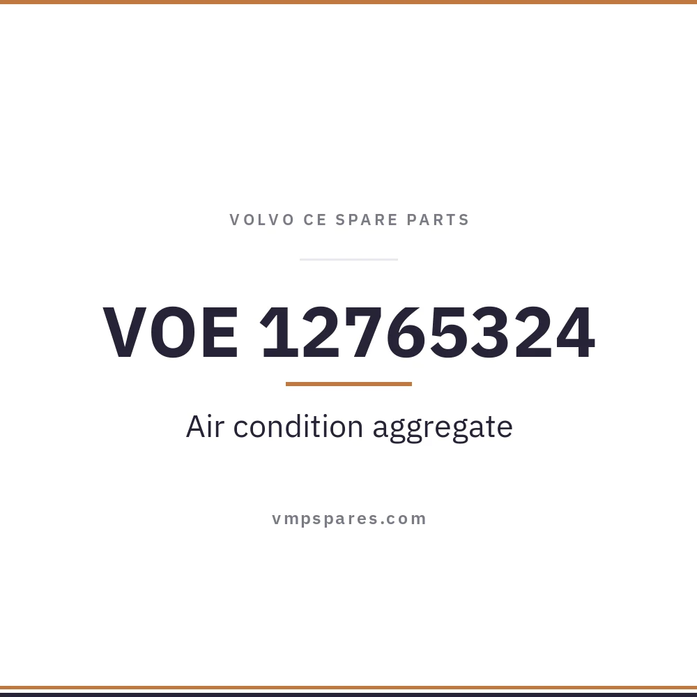 VOE 12765324 – Air condition aggregate