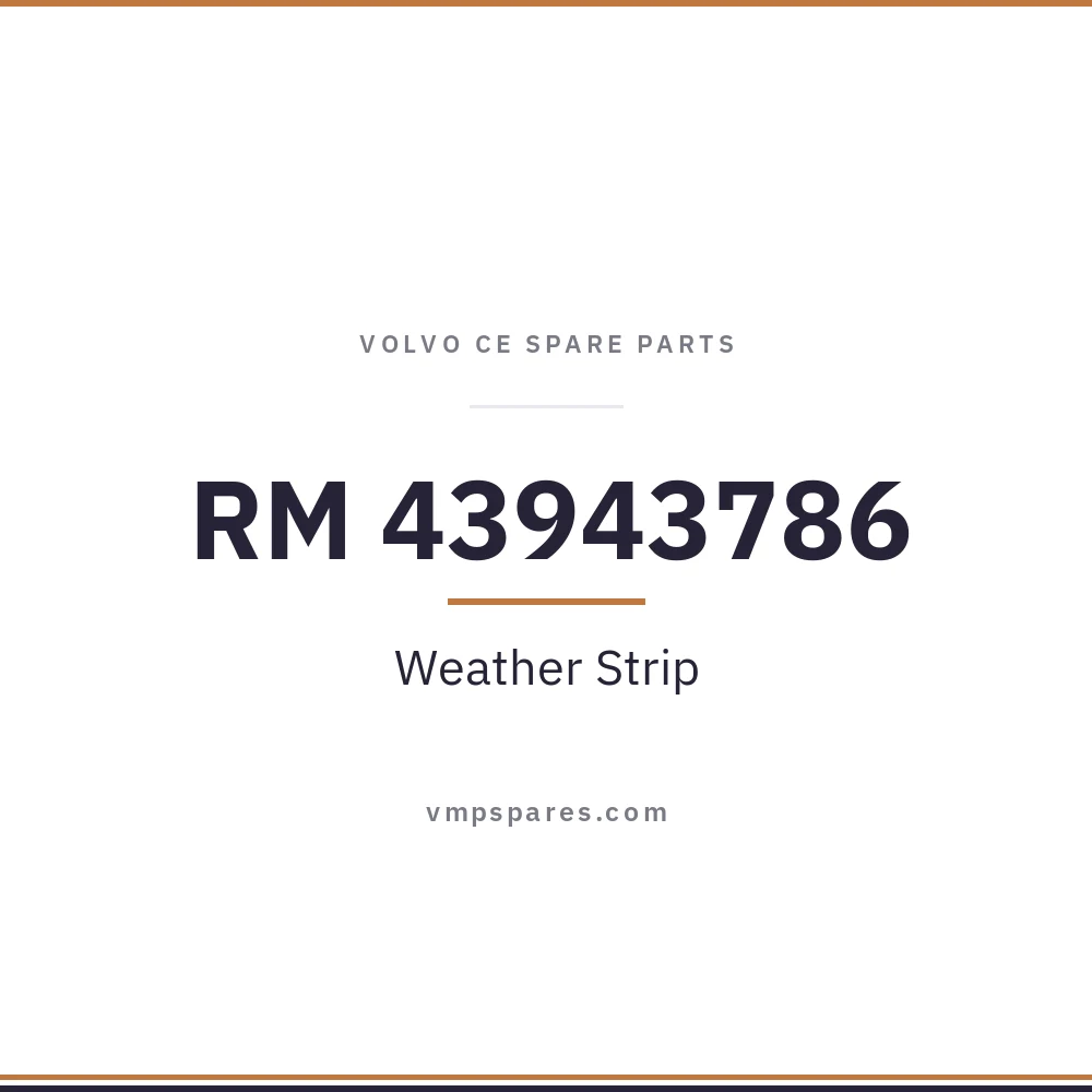 RM 43943786 – Weather Strip