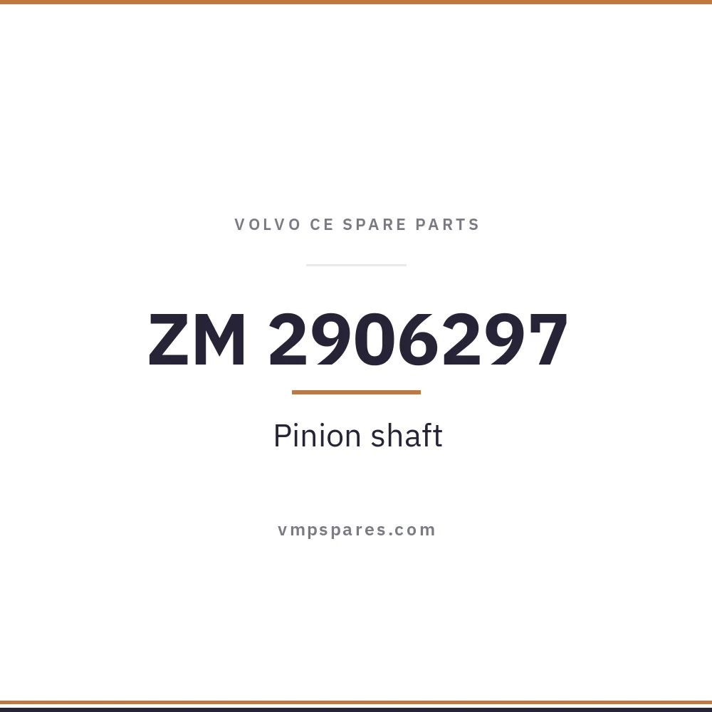 ZM 2906297 – Pinion shaft