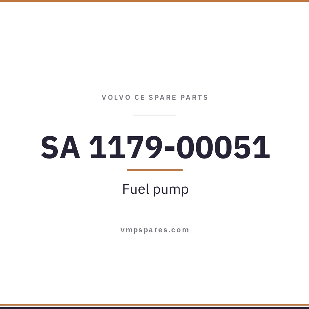 SA 1179-00051 – Fuel pump