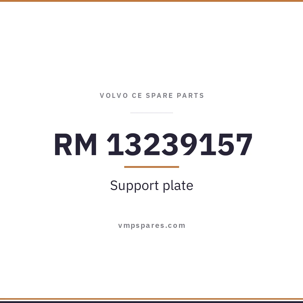 RM 13239157 – Support plate