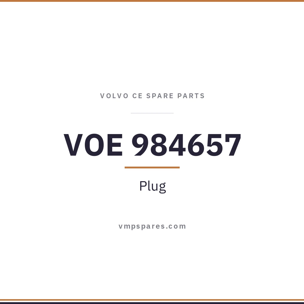 VOE 984657 – Plug