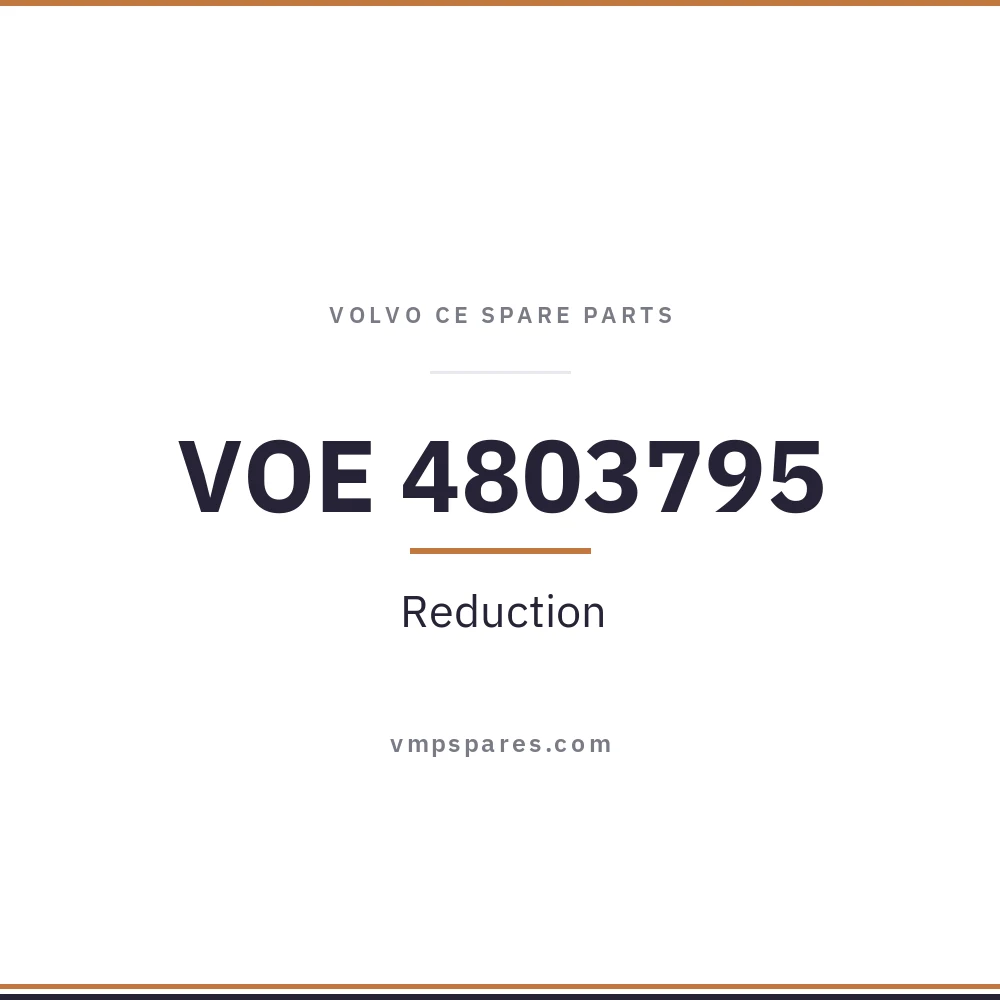 VOE 4803795 – Reduction