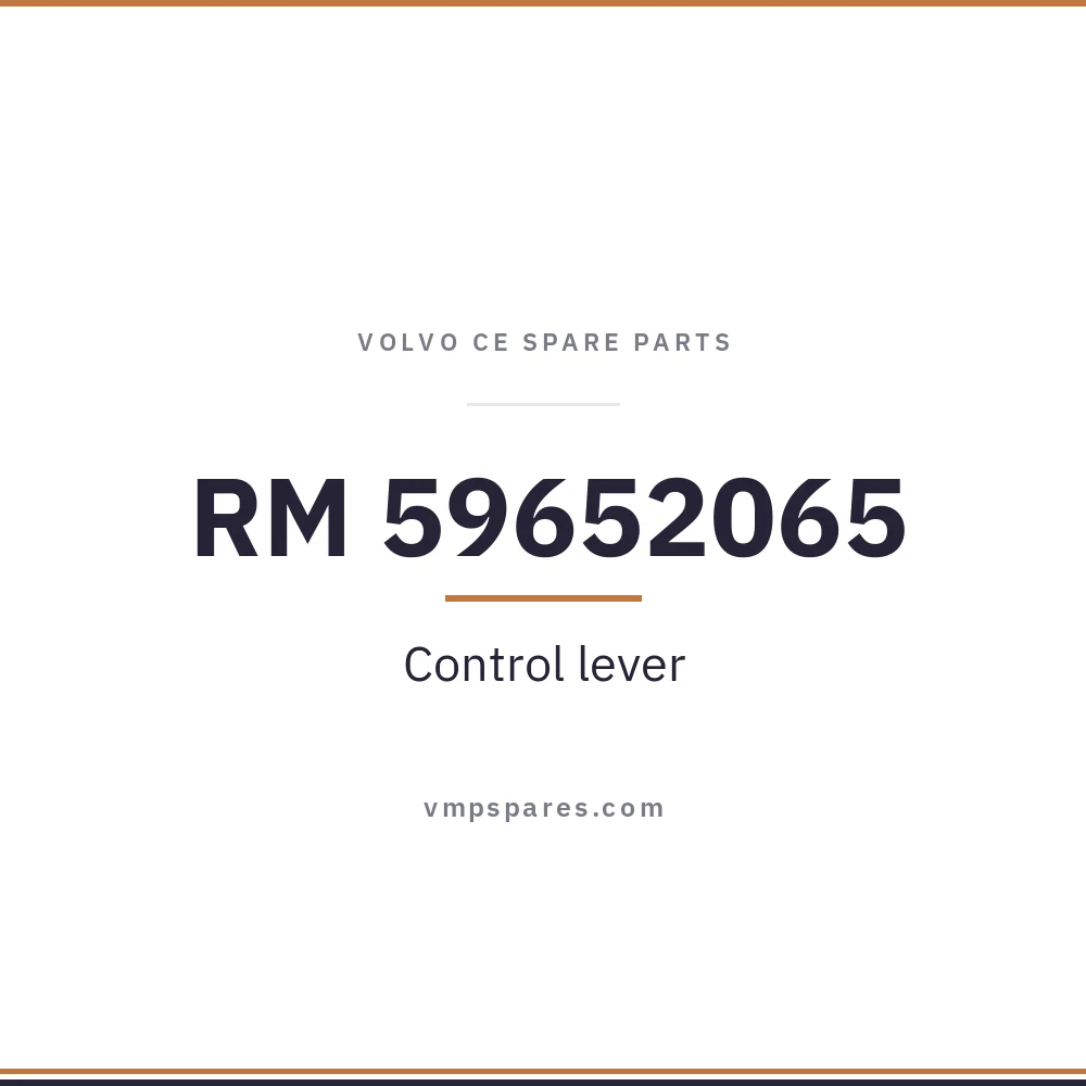 RM 59652065 – Control lever