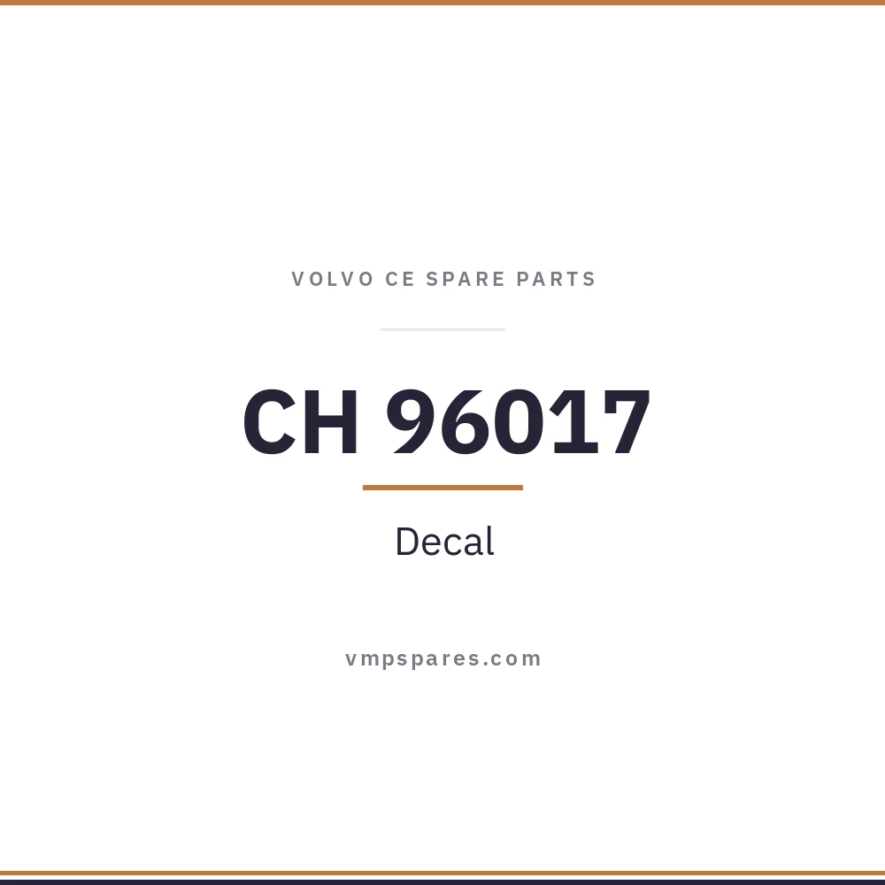 CH 96017 – Decal