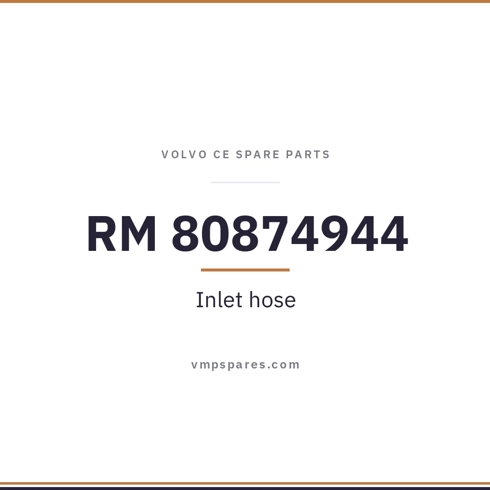 RM 80874944 – Inlet hose