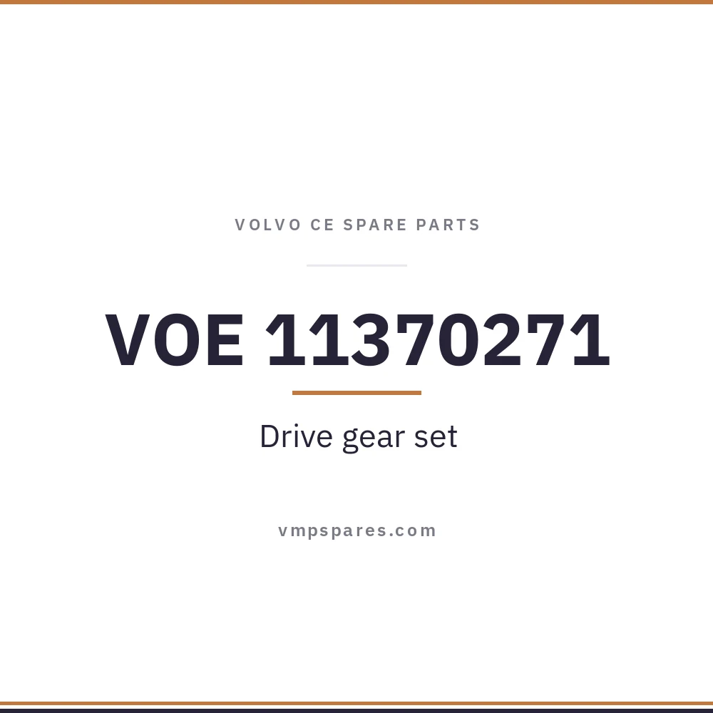VOE 11370271 – Drive gear set