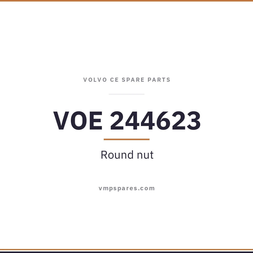 VOE 244623 – Round nut
