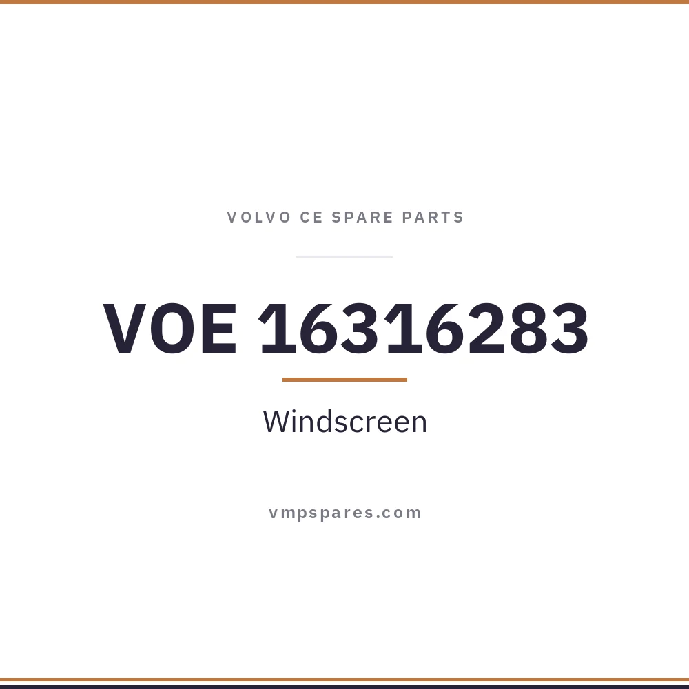 VOE 16316283 – Windscreen