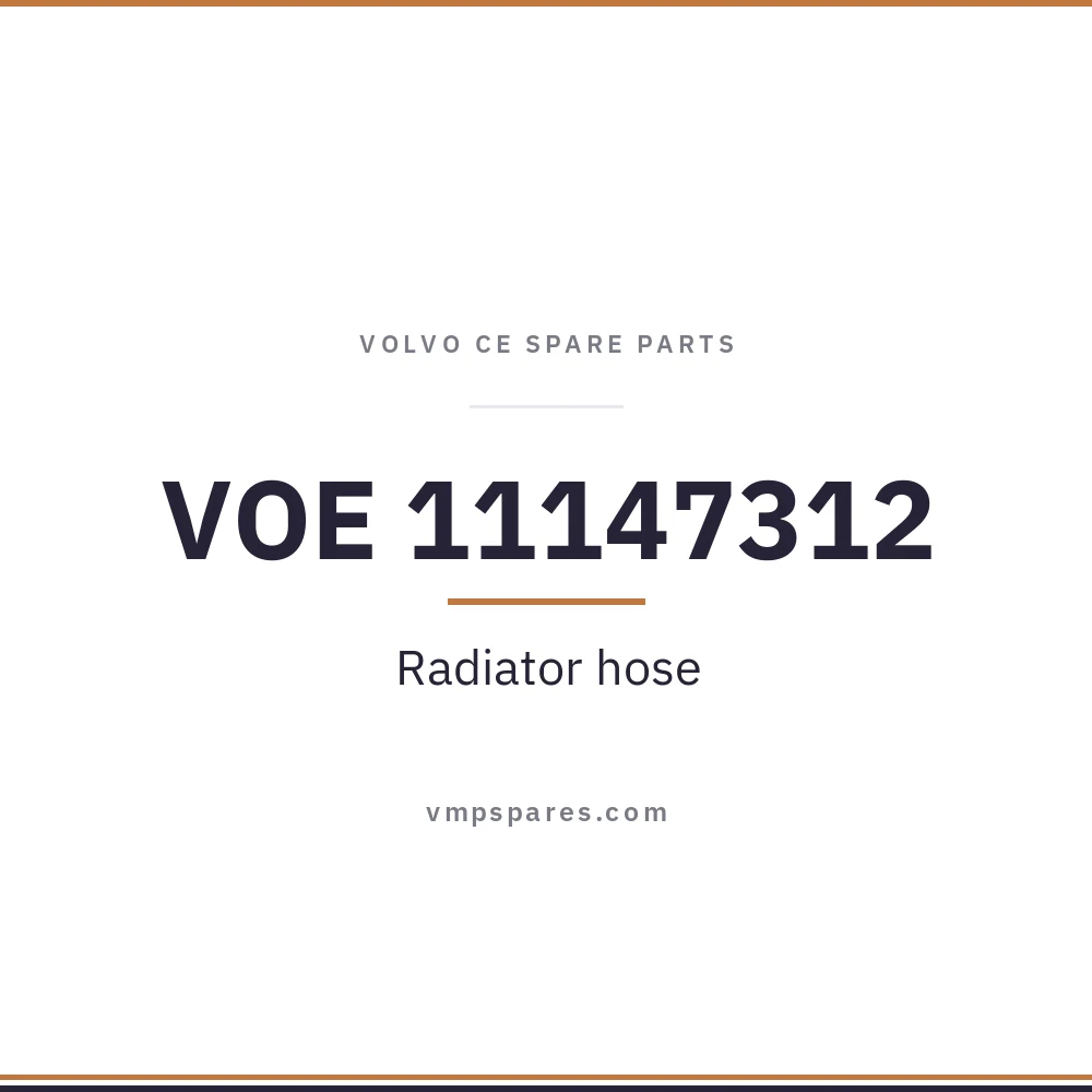 VOE 11147312 – Radiator hose