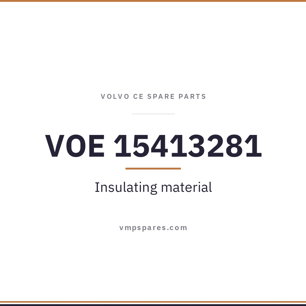 VOE 15413281 – Insulating material