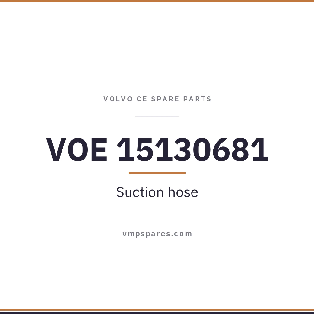 VOE 15130681 – Suction hose