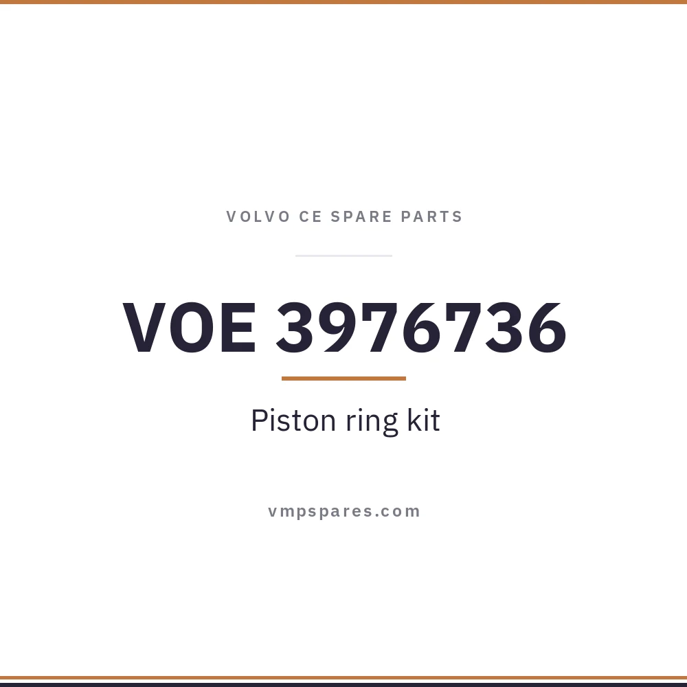 VOE 3976736 – Piston ring kit