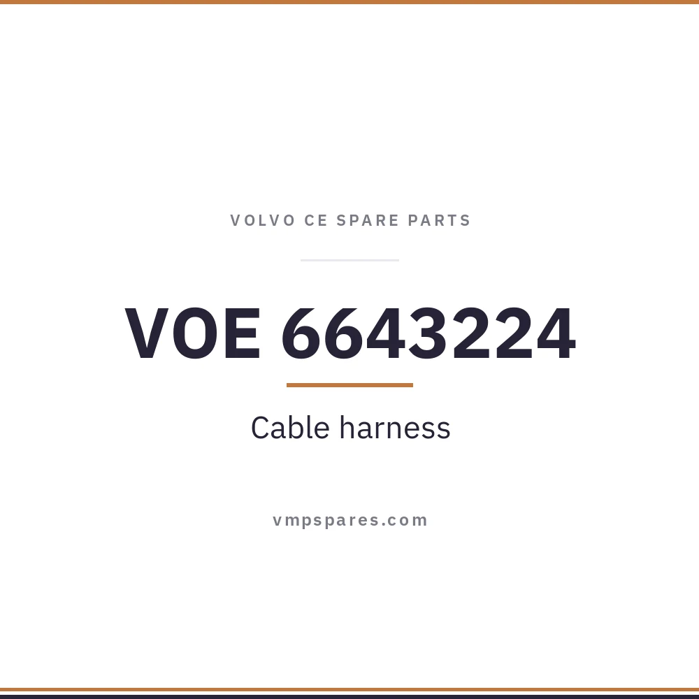 VOE 6643224 – Cable harness