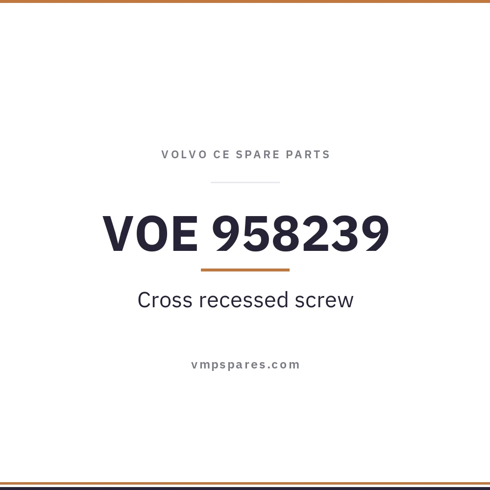 VOE 958239 – Cross recessed screw