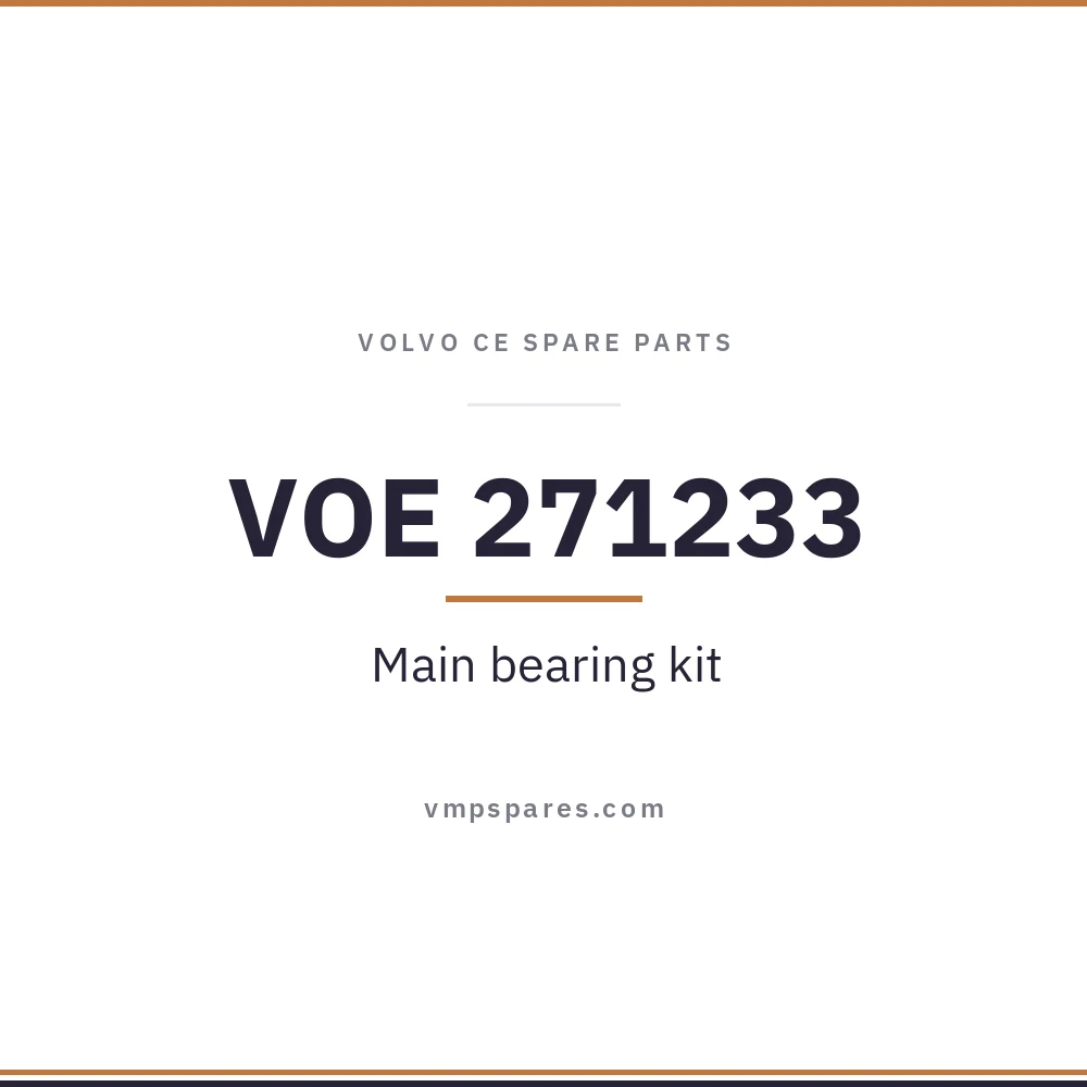 VOE 271233 – Main bearing kit