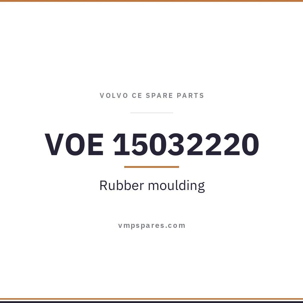 VOE 15032220 – Rubber moulding