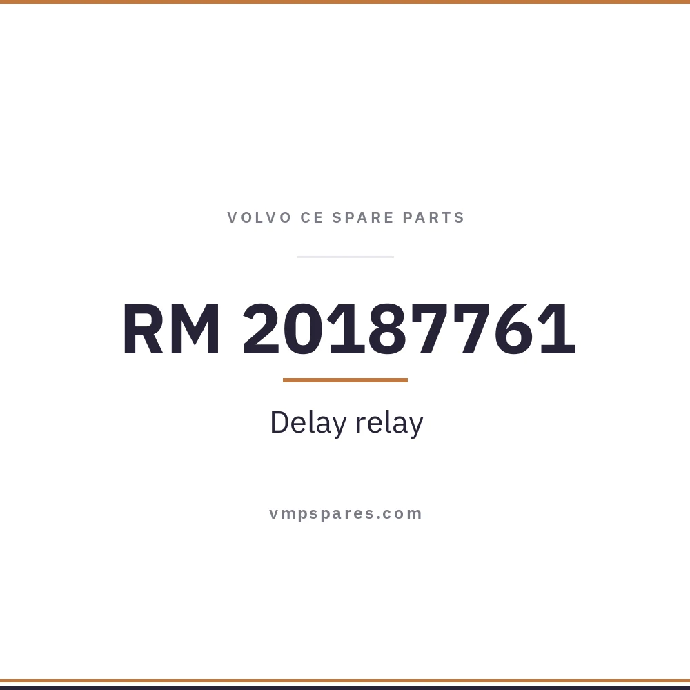 RM 20187761 – Delay relay